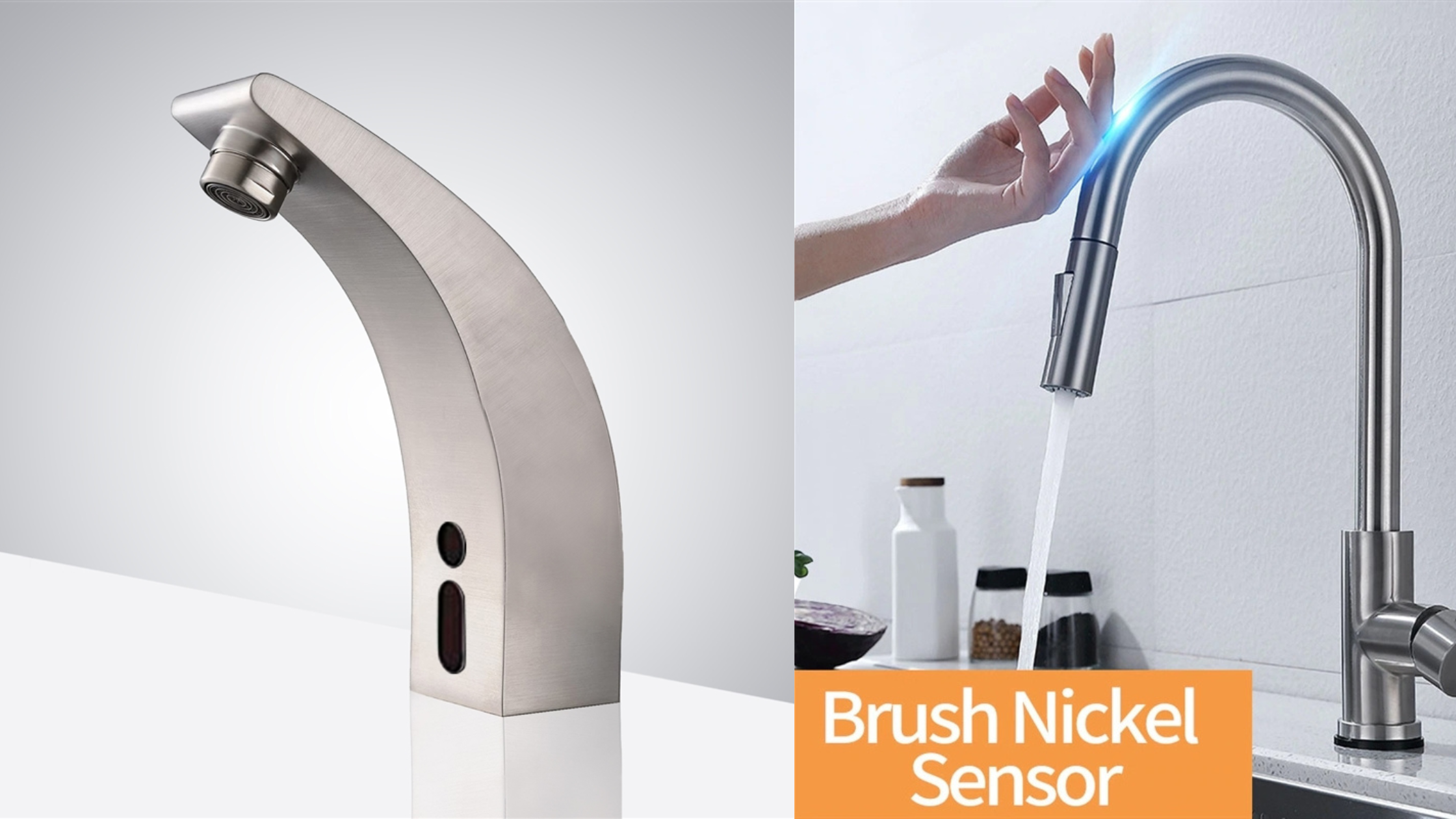 Touchless bathroom faucets with automatic soap dispensers vs regural faucet and Manual Soap Dispenser in Public Restrooms